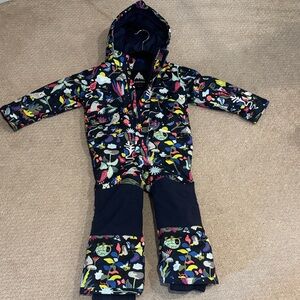 Burton one piece Navy and Multicolor Kids' Snowsuit